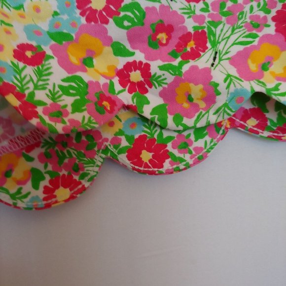 Lilly Pulitzer daisy floral scalloped hem shorts size 2 - Picture 5 of 10